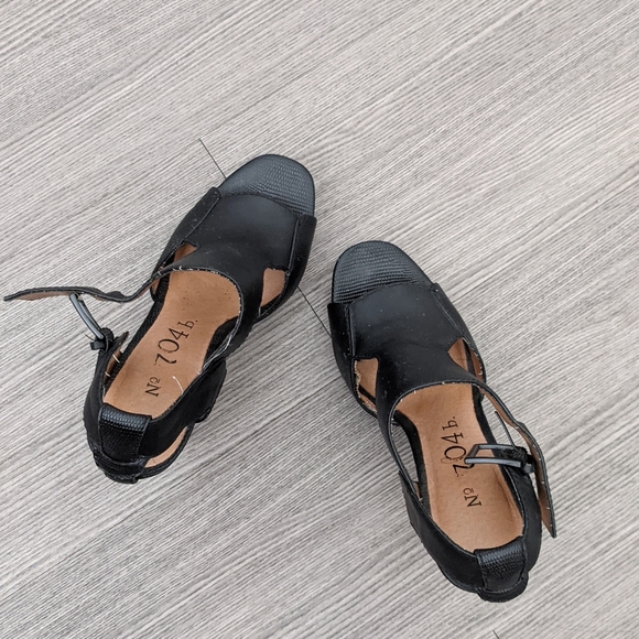 No 704b platform heels blk sz 36 - Picture 2 of 7